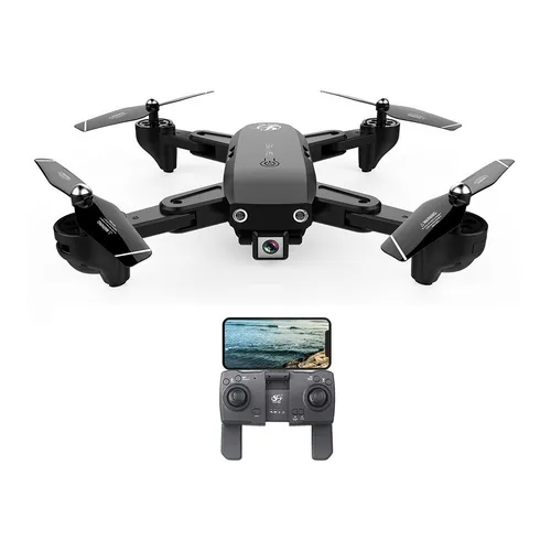 Drone Toysky CSJ S166GPS con c mara FullHD negro 1 bater a
