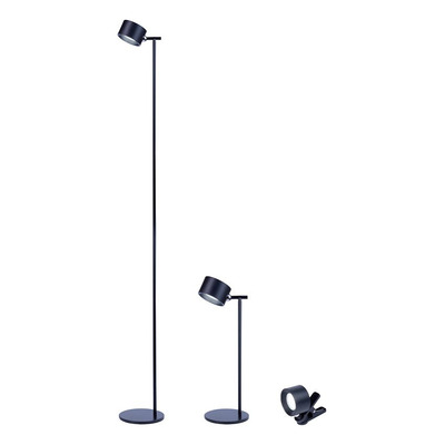 Lampara Velador De Mesa Vk-lina Diseño Versatil Vk Negro