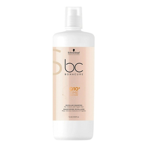 Schwarzkopf Professional Bonacure Q10 Time Restore Shampoo Micelar 1L