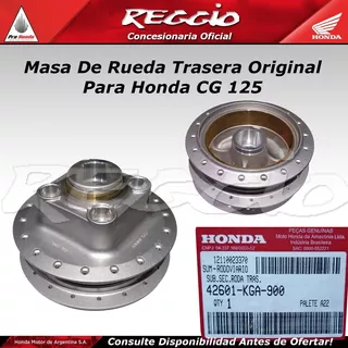 Masa De Rueda Trasera Original Para Honda Cg 125 - Reggio 