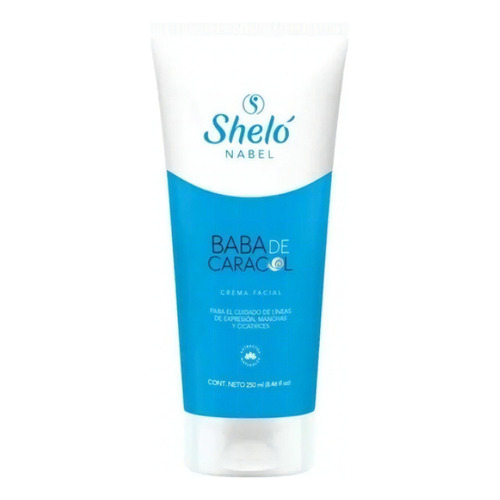 Crema Facial Baba De Caracol 250 Ml Sheló Nabel Momento de aplicación Noche Tipo de piel Mixta