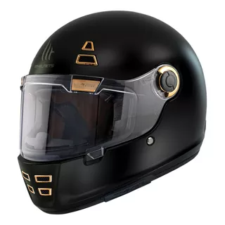 Casco Para Moto Integral Mt Helmets Jarama  Negro Mate Solid Talle L 