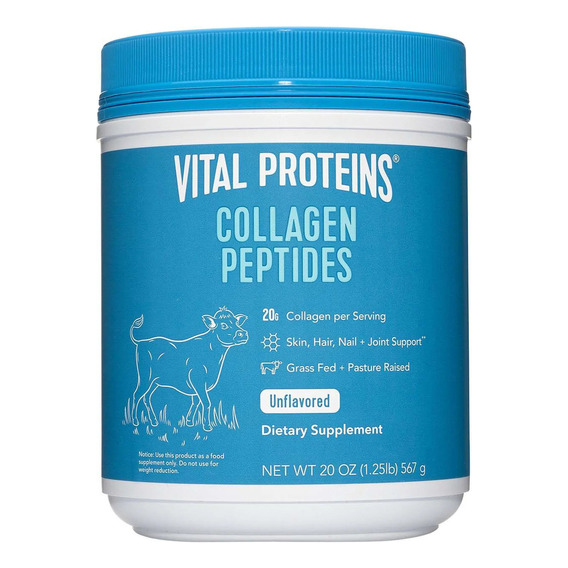 Vital Proteins Polvo Péptidos de Colágeno con Vit C y Ácido Hialurónico 567gr