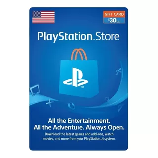 Tarjeta Gift Playstation Psn Store Ps4 Código Digital 30