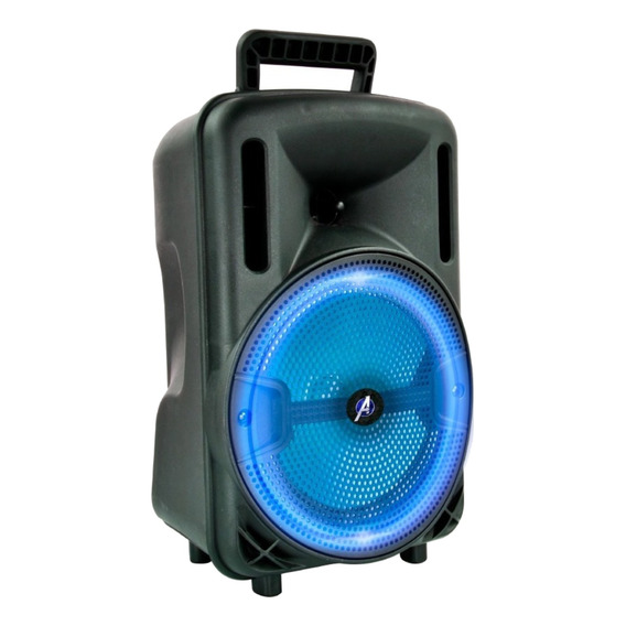 Parlante Aliver Avengers Led Portátil Bt Usb 250w Negro 220v