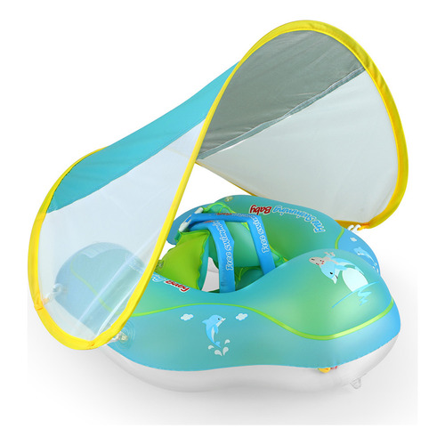 Flotador Para Bebé - Flotador Para Alberca - Inflables Color Verde lima