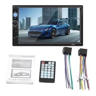 Radio Auto Doble Din Bluetooth Touch Mp5 Mirror Comando Vola