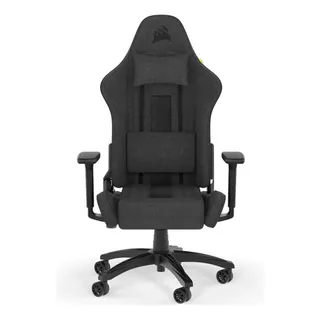 Silla Gamer Corsair Tc100 Relaxed Textil Gris/negro Color Negro