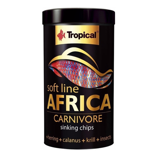 Tropical Soft Line África Carnivore alimento peces 130g