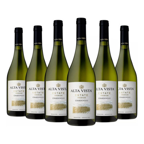 Vino Alta Vista Estate Premium Chardonnay 750ml X6 Unidades