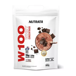 100% Whey Protein Concentrado Premium W100 Nutrata 900g