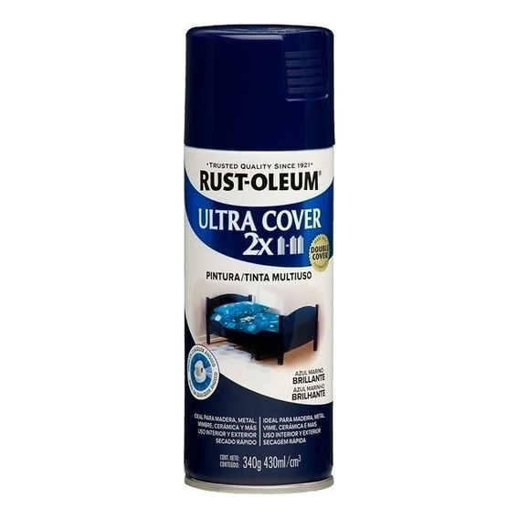 Rust-Oleum Ultra Cover aerosol 340 ml color azul marino brillante