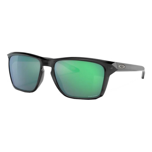 Anteojos de sol Oakley Sylas Standard con marco de o matter color black ink, lente jade de plutonite prizm, varilla black ink de o matter - OO9448