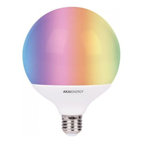 Lampara Led Smart Globo 10w Akai Color de la luz RGB