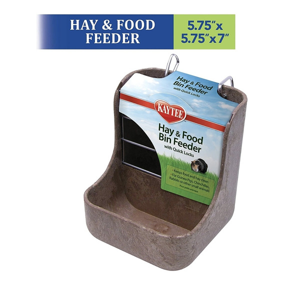 Comedero Colgante Cuyo Conejo Hay Food Bin Feeder Kaytee