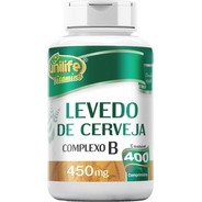 Levedo Levedura De Cerveja 450 Mg 400 Comprimidos Complexo B
