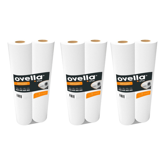 Sabanillas Papel Desechable Pack 48 Mts X 6 Rollos Ovella 