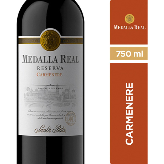 Vino Medalla Real Carmenere 750cc