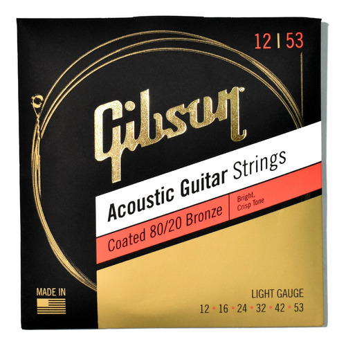 Encordado Guitarra Acústica Gibson Cbrw12 012-053