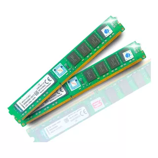 Memória Ram Kignston 4gb Ddr3 1600mhz Verde Desktop