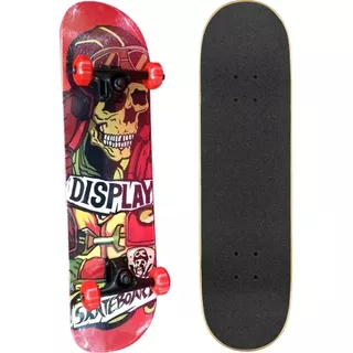 Skateboard 31'' Flip Grind Slide Grab Ramp - Skull-1