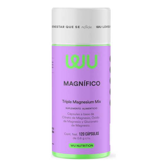 Magnífico | Citrato De Magnesio | Wu | Premium Sabor N/A