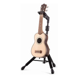 Hercules Uks100b Stand Base Soporte Profesional Para Ukulele Color Negro