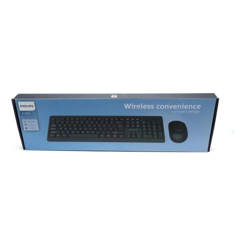Kit de teclado y mouse inalámbrico Philips C324