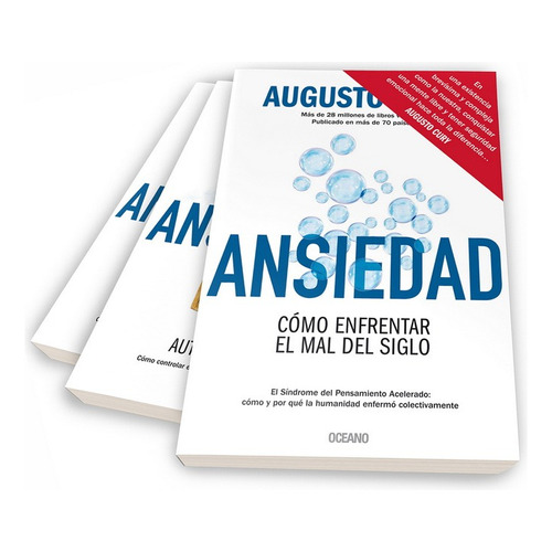 Serie Ansiedad (paquete Con 3 Volúmenes), De Cury, Augusto. Editorial Océano, Tapa Blanda En Español, 2023