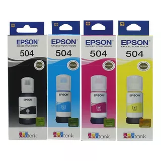 Epson Original T504 Pack De 4 Colores