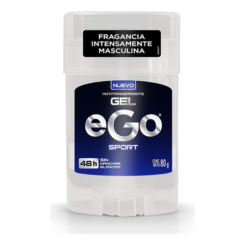 Antitranspirante En Gel Ego Sport Hombre 80g