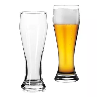Vaso Para Cerveza 415ml 6 Piezas Pasabahce Weizenbeer 42116 Color Transparente