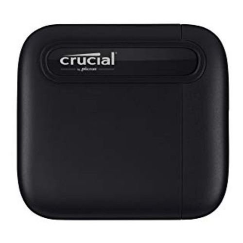 Disco Ssd Externo Crucial X6 1tb 3.2 Gen-2 Portatil Usb C Color Negro