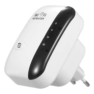 Repetidor De Sinal Wifi 300mpbs Amplificador Casa Escritório Cor Branco