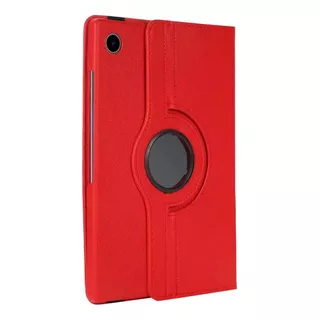 Capa Giratória Para Tablet Tab A8 10.5 X205 X200 + Película Cor Vermelho