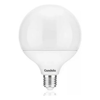 Candela Globo 12 Watts Lampara Led Luz Fria 220v