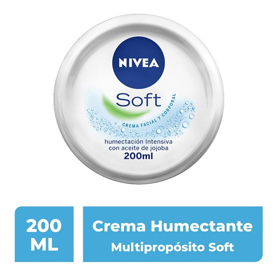 Crema Corporal Nivea Soft Creme Multipropósito Humectante 200ml