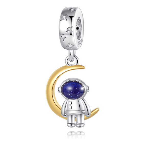 Dije Charm Astronauta Plata 925