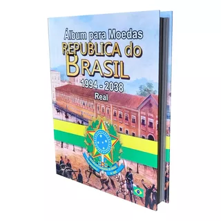 Moedas Do Real Álbum 1994 Á 2038 República Brasil