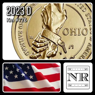 Estados Unidos - 1 Dolar - Año 2023 D - Subterraneo - Ohio