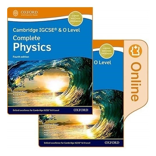 Complete Physics For Camb.Igcse 4/Ed. - Student's Book + Online Pack, de Pickering, Ron. Editorial OXFORD, tapa blanda en inglés internacional, 2020