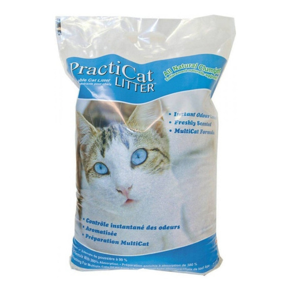 Arena Sanitaria Para Gatos Practicat Bolsa 14kg