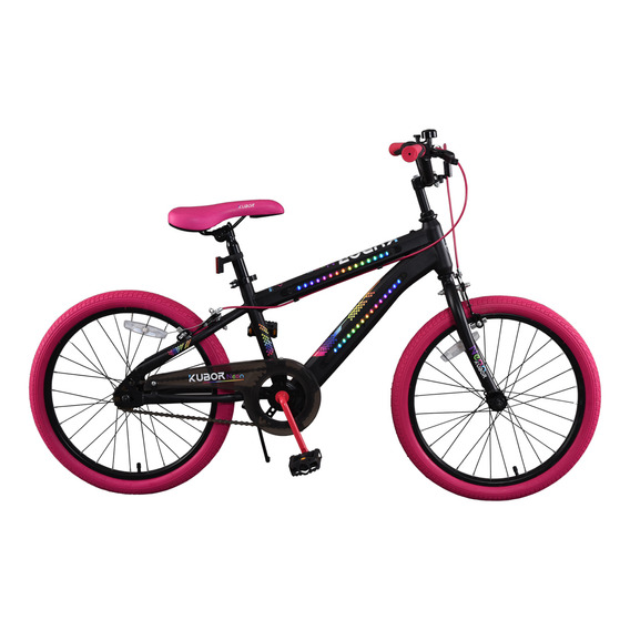 Bicicleta Para Niño De Montaña Neon Rodada 20 Kubor Color Rosa Tamaño Del Cuadro 20  