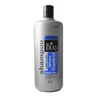 Shampoo Matizador Azul Dúo Litro Para Pelo Amarillos Y Canas