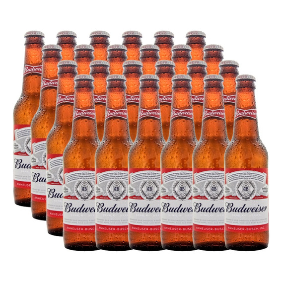 Cerveza Budweiser 355 Ml X24