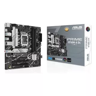 Tarjeta Madre Asus Prime B760m A D4 Lga 1700 Atx Intel