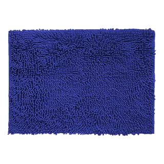 Alfombra Baño Shaggy Base Antideslizante 40 X 60 Cm Suave