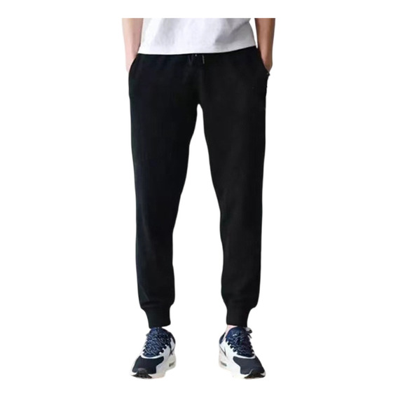 Pantalón Buzo Hombre Algodón. Jogger Fit Deportivo