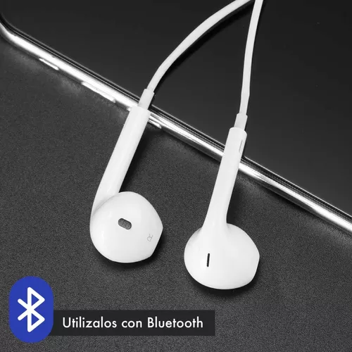 Auricular Bluetooth - Compatible iPhone iPad Celular Color Blanco