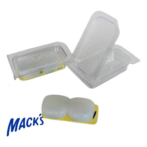 Tapaoidos Macks Silicona Moldeables 1 Par Anti Ronquido